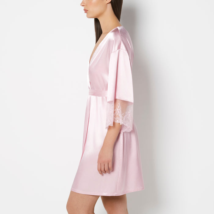 Designer Collection Robe With Be Mine Embroidery in Sweet Dream
