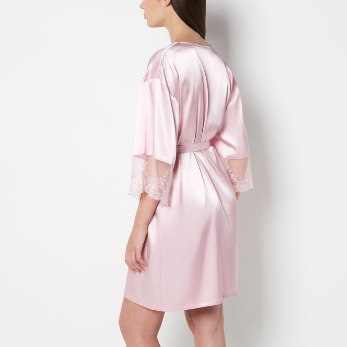 Designer Collection Robe With Be Mine Embroidery in Sweet Dream