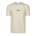 Bone Detroit Lions Soft Goods Natural Heavyweight Tee - Front View, Script Lions Chest Graphic | Greyson Clothiers