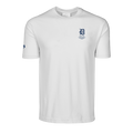 Arctic Cotton Detroit Tigers Crewneck Tee - Front View, Detroit MI Graphic & Wolf Sleeve Detail | Greyson Clothiers