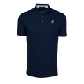 Maltese Blue Detroit Tigers Crowley Golf Polo - Front View with Embroidered D Logo | Greyson Clothiers