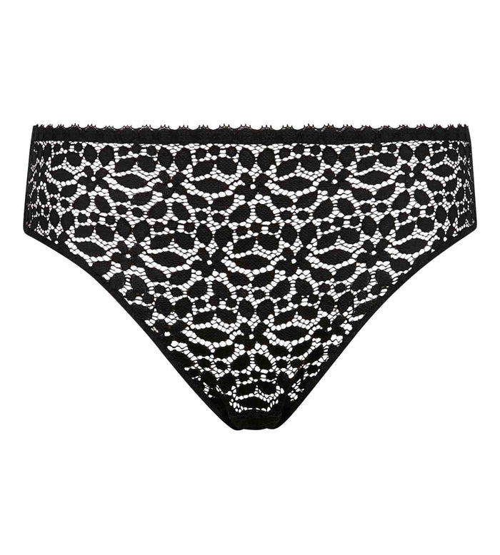 DIM Daily Dentelle Lace Brief in Tuxedo Black