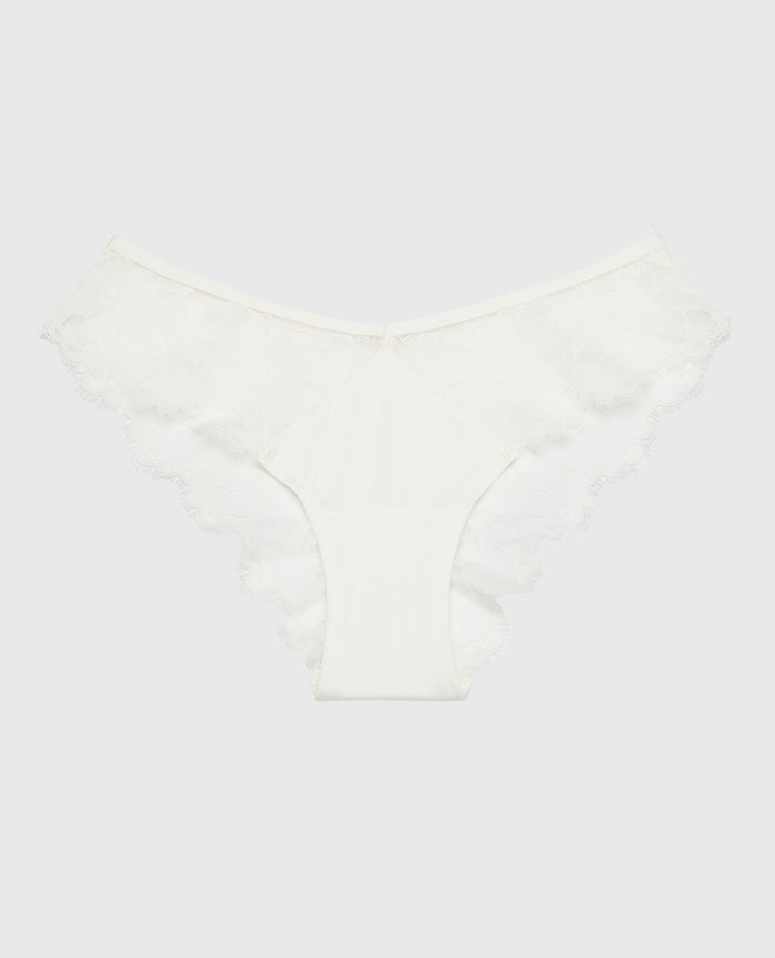 Diva Cheeky Panty With Afterglow Lace in Ivory