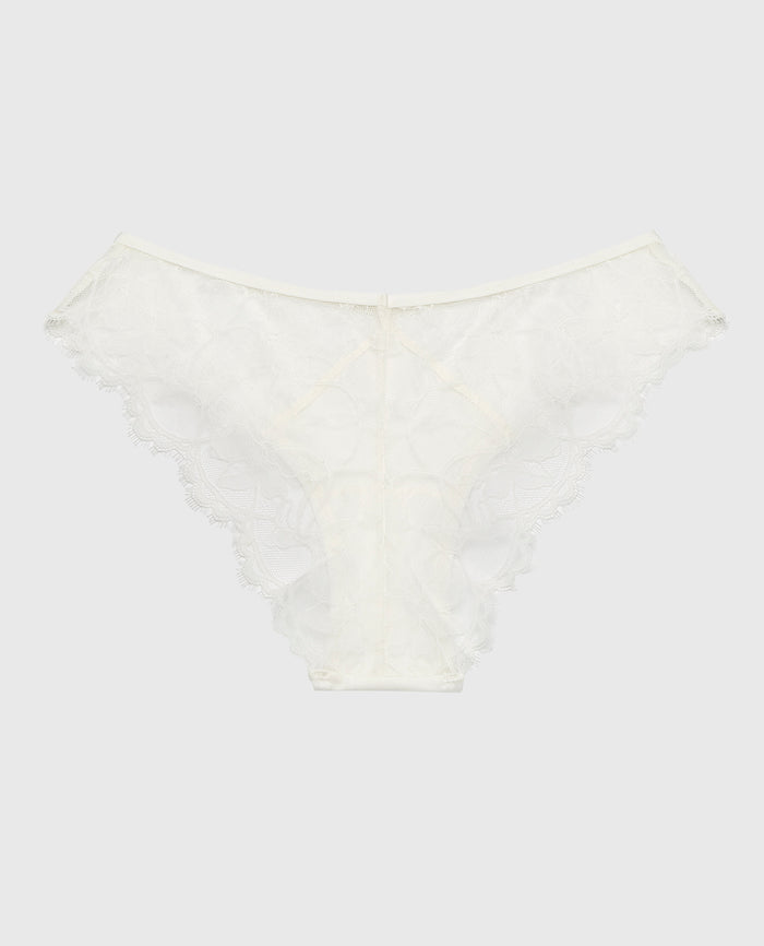 Diva Cheeky Panty With Afterglow Lace in Ivory