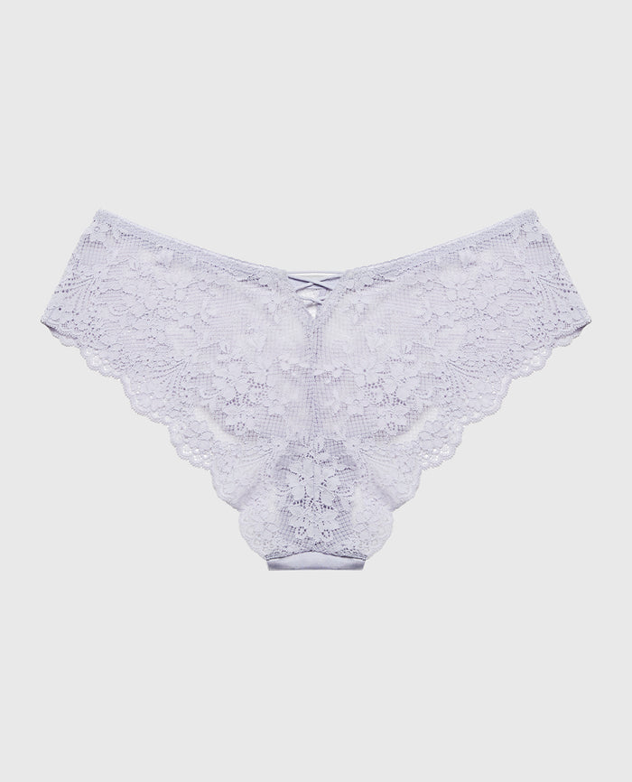 Diva Cheeky Panty with Timeless Lace in Cosmic Sky