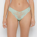 Diva Cheeky V-Waist Lace Panty in Hemlock
