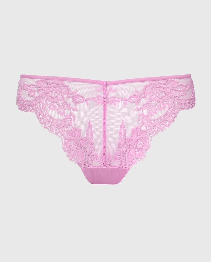 Diva Cheeky V-Waist Lace Panty in Orchid