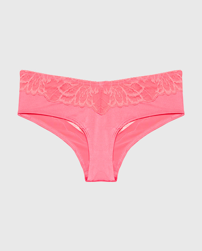 Diva Cheeky with Lush Lace in Lemonade Pink