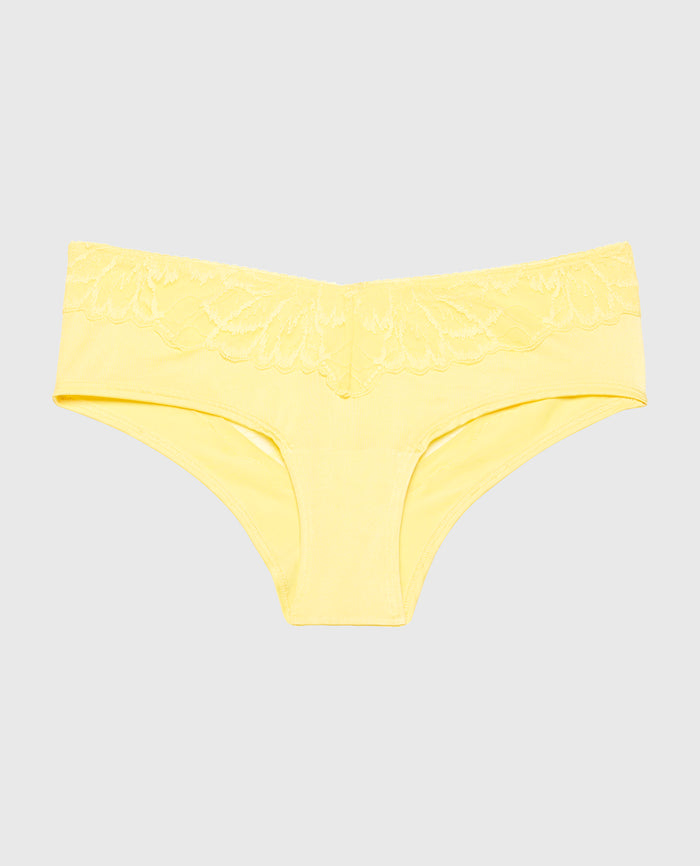 Diva Cheeky with Lush Lace in Pale Banana