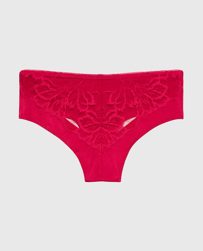 Diva Cheeky with Lush Lace in Passion Red