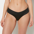 Diva Cheeky with Lush Lace in Tuxedo Black