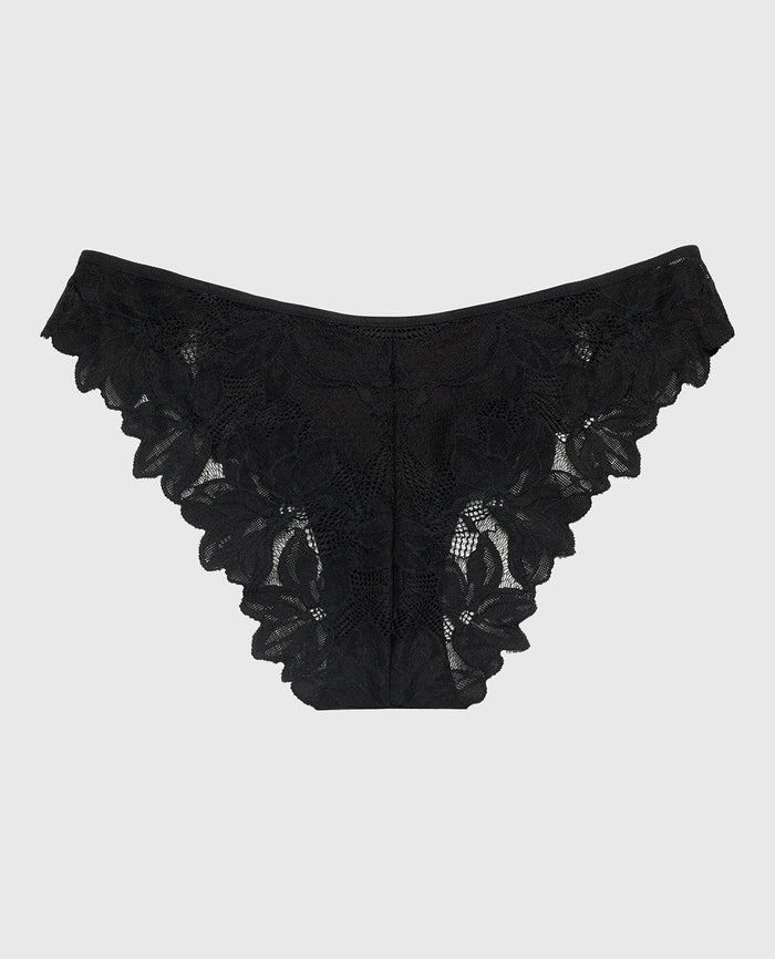 Diva Mini Cheeky Panty in Tuxedo Black