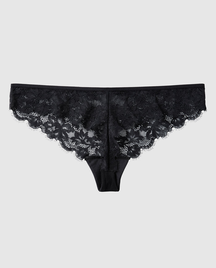 Diva thong in Montreal Lace Black