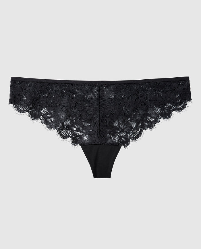 Diva thong in Montreal Lace Black