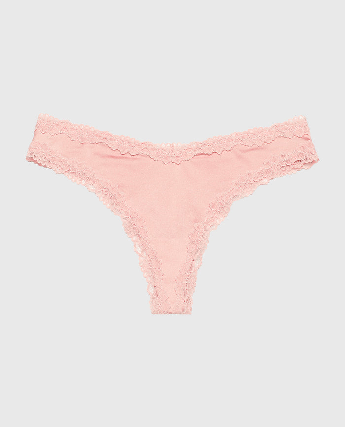 Diva Thong Panty in Royal Pink