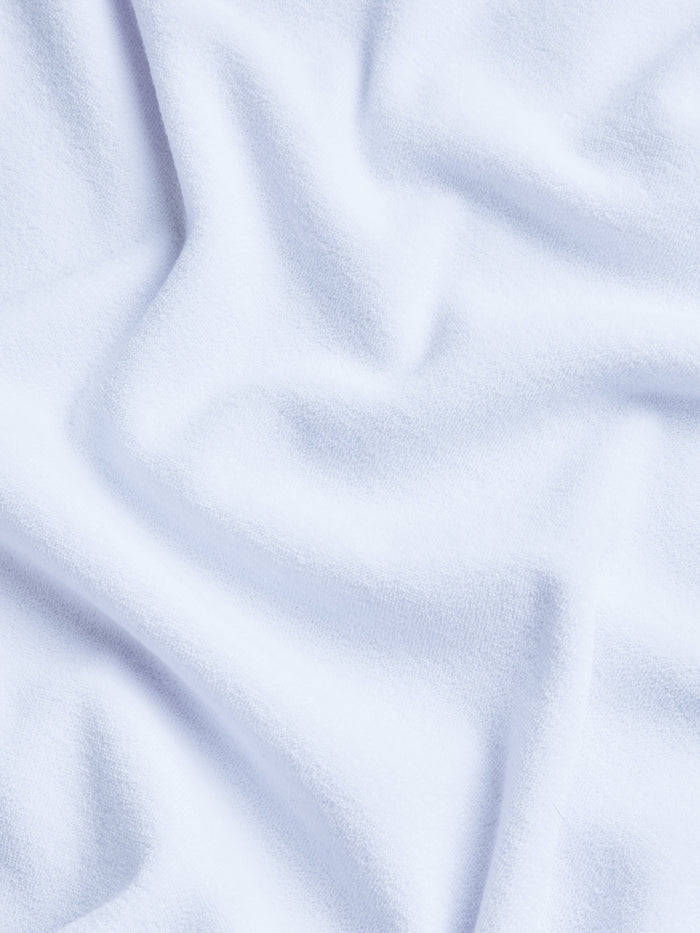 Dune Polo Arctic - Soft Terry Cloth Fabric Texture Close-Up | Greyson Clothiers