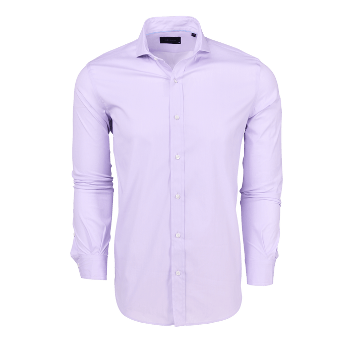 Azalea End-on-End Woodward Shirt - Front View, Men's Dress Shirt | Greyson Clothiers