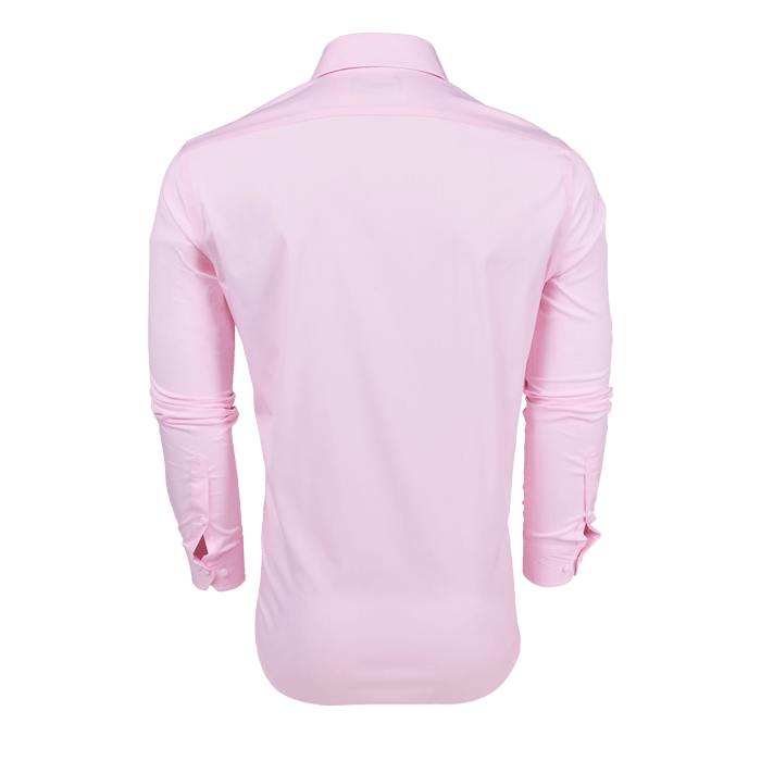 Vesper End-on-End Woodward Shirt - Back View, Men's Premium Dress Shirt | Greyson Clothiers