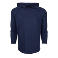 Maltese Blue Perforated Falcon Sport Hoodie - Front View | Greyson Clothiers