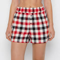 Flannel Boxer Short in Winter Gingham