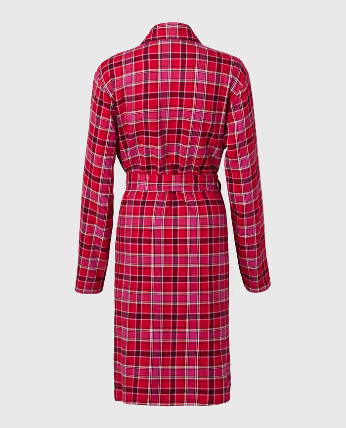 Flannel Robe in Montreal Plaid