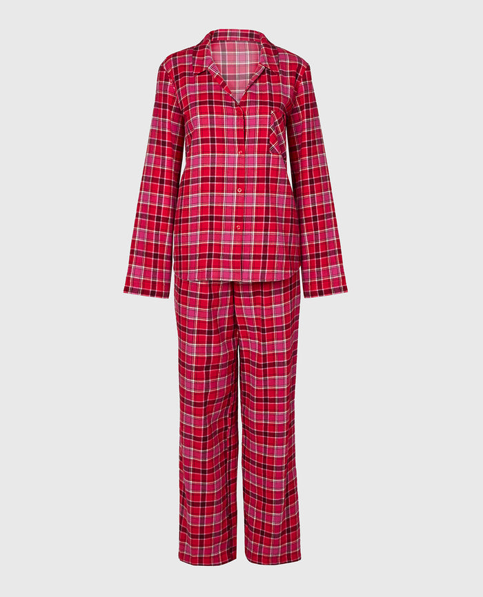 Flannel Sleep Set in Montreal Plaid