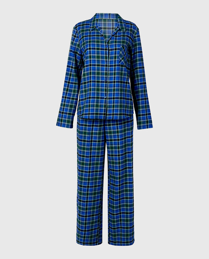 Flannel Sleep Set in Montreal Plaid