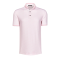 Arctic Floral Icons Men's Golf Polo - Front View, Cutaway Collar | Greyson Clothiers