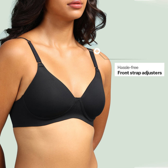 FreeDame Tri-Zone Wire-Free T-Shirt Bra - BlissClub