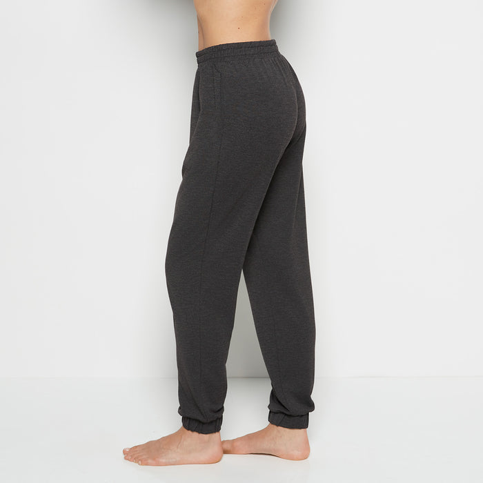 French Terry Sleep Pant in Charcoal Heather