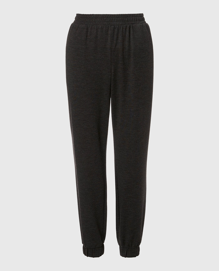 French Terry Sleep Pant in Charcoal Heather