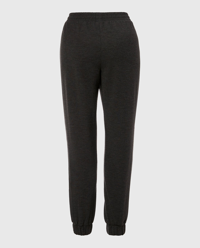French Terry Sleep Pant in Charcoal Heather