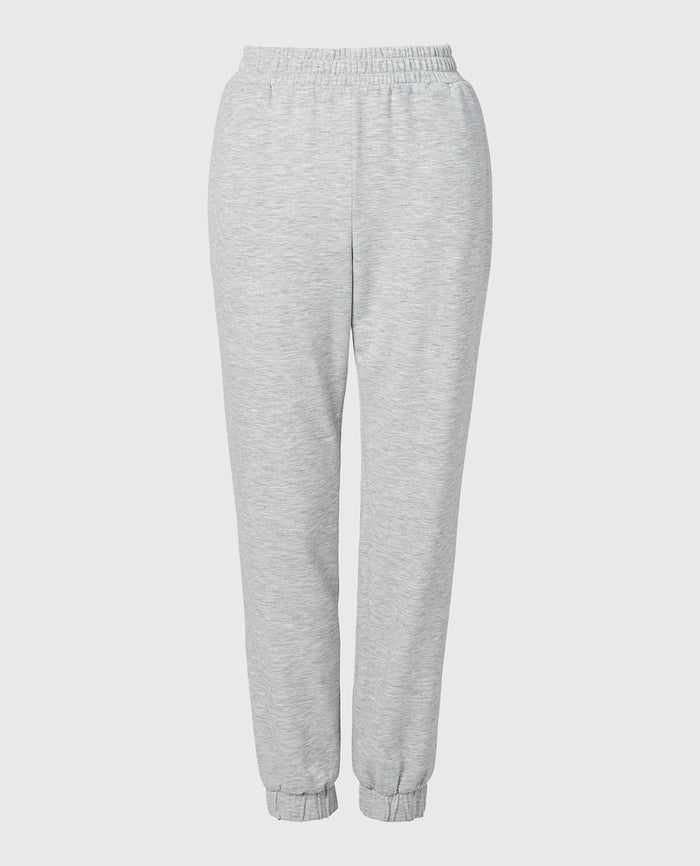French Terry Sleep Pant in Cool Gray Heather