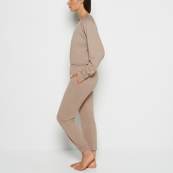 French Terry Sleep Pant in Leafless Tree Heather