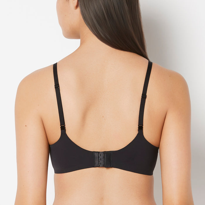 Full Coverage Lightly Lined Bra in Tuxedo Black