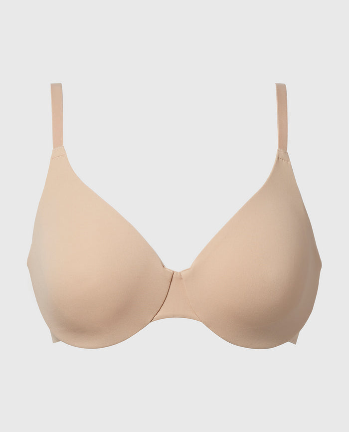 Full Coverage Unlined Bra in Rosetan