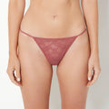G-String Panty in Ultra Lace in Wild Ginger