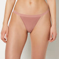 G-String Panty With Vanishing Trim in Deer
