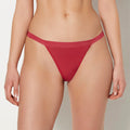 G-String Panty With Vanishing Trim in Passion Red