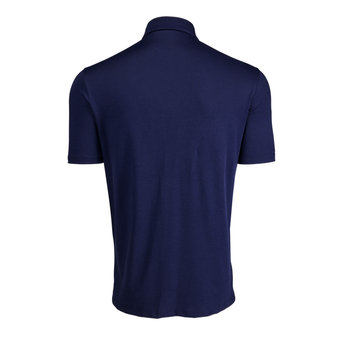 Maltese Blue Garden of Thieves Omaha Men's Golf Polo - Back View | Greyson Clothiers