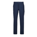 Maltese Blue Greyson Gaston Linen Drawstring Pant - Front View, Metal-Tipped Drawstring | Greyson Clothiers