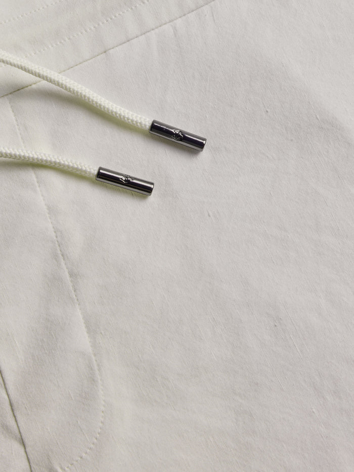 Dune Gaston Linen Short - Custom Metal Aglet Drawcord Detail, Lightweight Linen Fabric | Greyson Clothiers