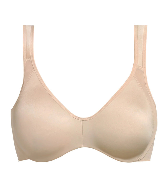 Generous Underwire Minimizer Bra in Rosetan