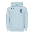 Light Blue Cotton Ghost On The Shore Hoodie - Front View, G.C. Embroidery & Capsule Badge | Greyson Clothiers