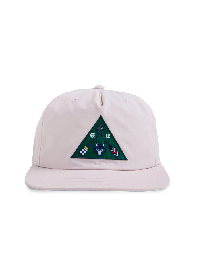 Orchid Recycled Nylon Ghost on the Shore Triangle Surf Cap - Front View | Greyson Clothiers