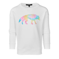 Arctic Girls Rainbow Wolf Patch Crewneck Sweatshirt - Front View | Greyson Clothiers