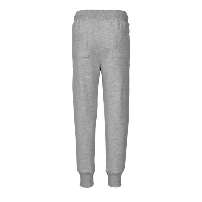 Light Grey Heather Girls Riley Melange Jogger - Back View, Dual Patch Pockets | Greyson Clothiers