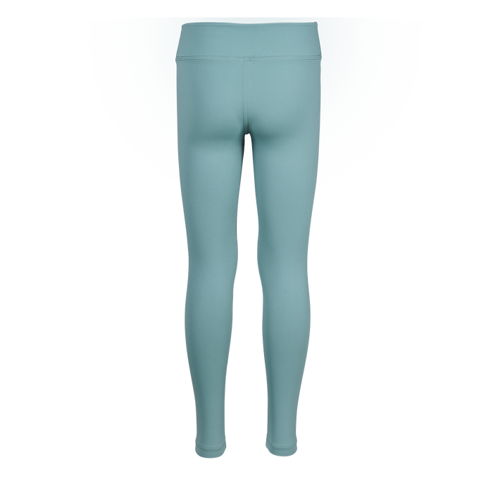 Agave Teal Girl's Venus Performance Legging - Back View | Greyson Clothiers