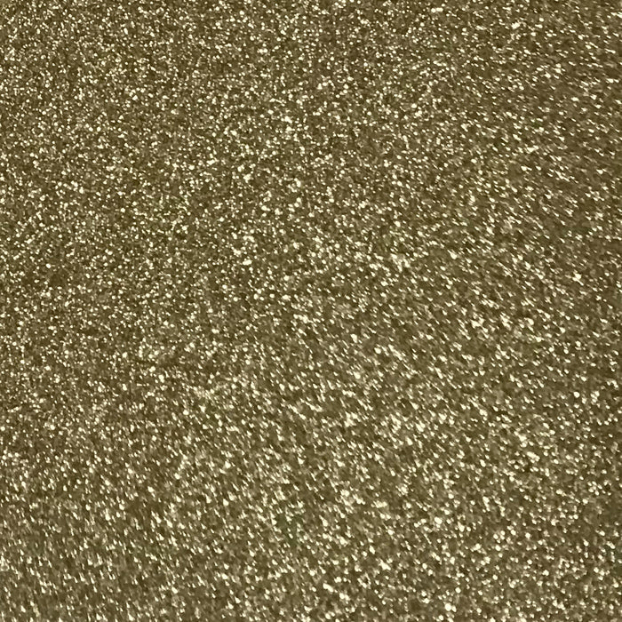 Glitter, Light Gold Heat Transfer Vinyl 19" HTV