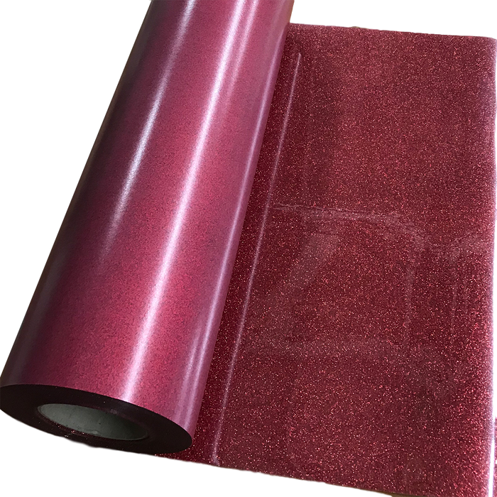 Glitter, Red Heat Transfer Vinyl 19" HTV
